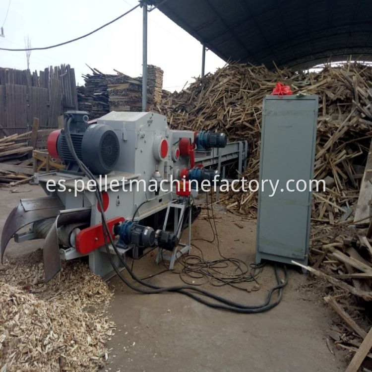 Venta caliente Producción de combustible Burning Máquina de trituradora Tambor de madera industrial